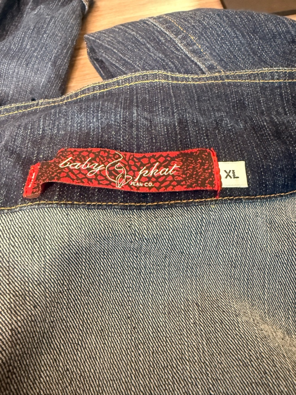Y2K Baby Phat Rhinestone Denim Jacket - Picture 6 of 8